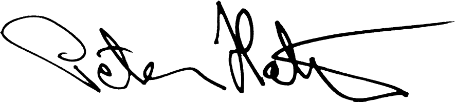 Signature of Peter Höljö
