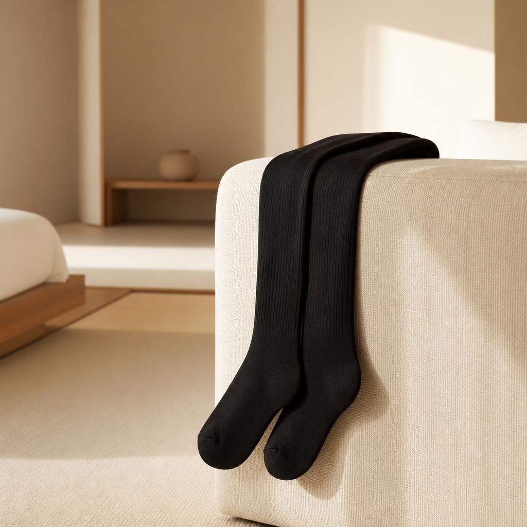 Dr Medic Men's High Socks under tailored trousers